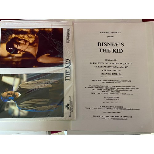 33 - 3 x press kits for Disney's 'The Kid', 'The Fox and the Hounds' and Doug's 1st movie'