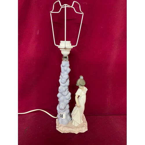 58 - Nao table lamp 'how pretty' standing 50cms tall