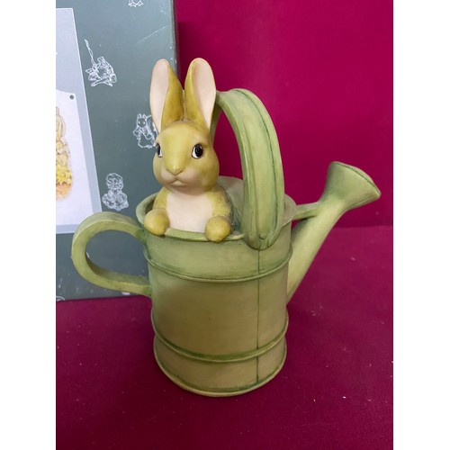 75 - 2 collectable Peter Rabbit money boxes by Frederick Warne and Co