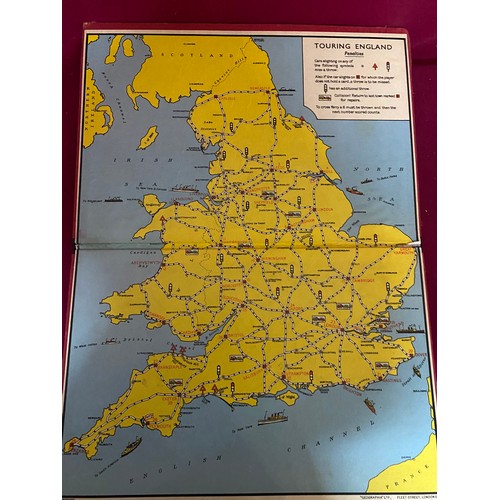 286 - Original vintage touring England Map game.