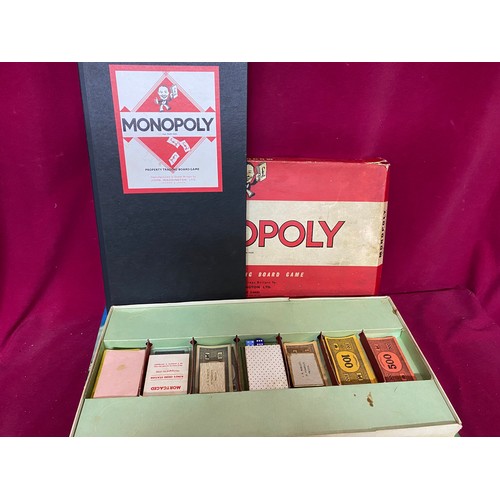 287 - Vintage original 1949 Totopoly Horse Race game and 1961 Monopoly. Both are complete.