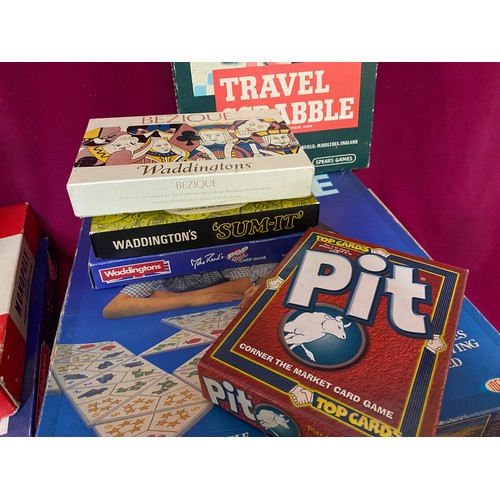 229 - Large selection of old board games.