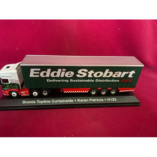 312 - Boxed Eddie Stobart die cast replica trailer H123 Karen Patricia, by Atlas Editions