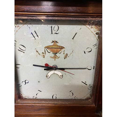 342 - Electric clock converted from the top of a Grandfather clock