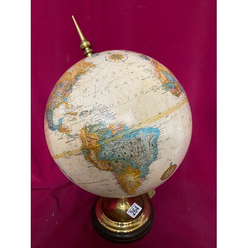 264 - Thomas Blakemore vintage globe on stand standing 50 cms tall