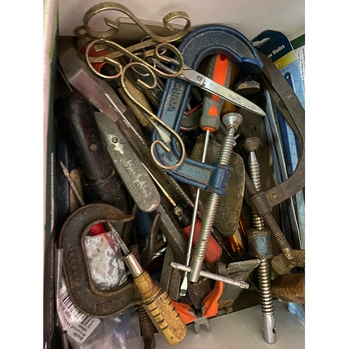 260 - Box of assorted tools