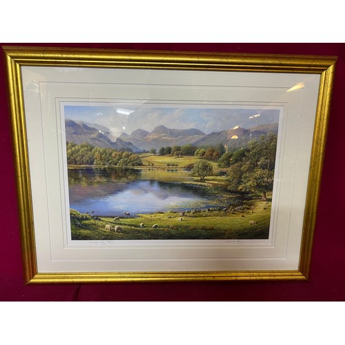 351 - 2 Lake District prints, 1 of Loughrigg Tarn by Paul Harley and 1 x limited edition no.57/850 'Summer... 