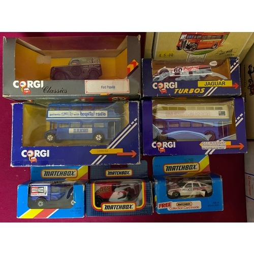 340 - Collection of Corgi and Matchbox die cast models including a Corgi 97062, 97051 and 97753 boxed set