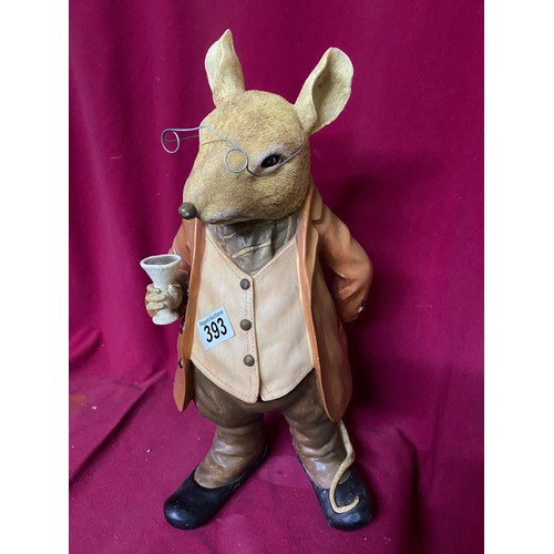 393 - Large 'Mr Ratty' figure by Academy measuring 47 cms tall