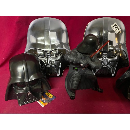 422 - Selection of Darth Vader items.