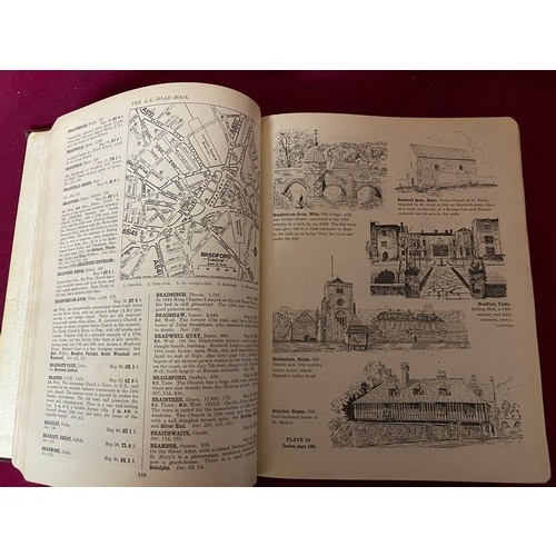 417 - AA Automobile Association Illustrated Road book of England and Wales, 1950's edition in hardback.