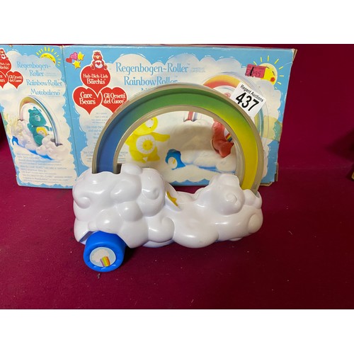 437 - Care Bears Rainbow Roller, as new condition and complete, made by American Greetings Corporation 198... 