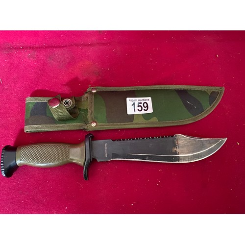 159 - Commando dagger in camouflage sheath