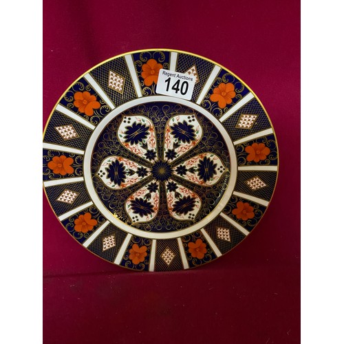 140 - Royal Crown Derby Imani plate