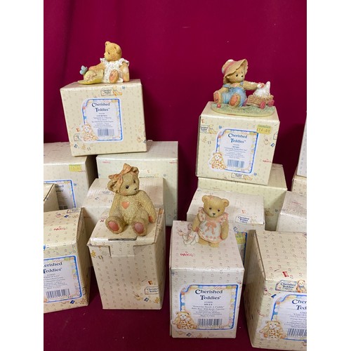 235 - Selection of 19 Cherished Teddies, all boxed.