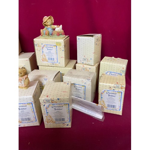 235 - Selection of 19 Cherished Teddies, all boxed.