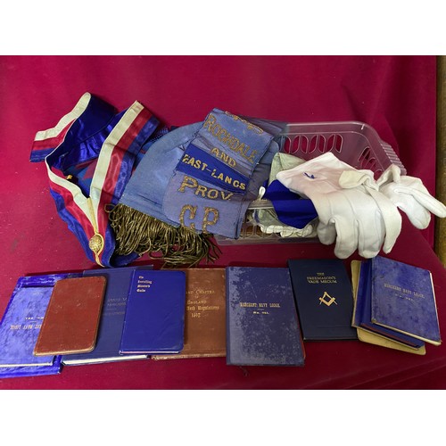 146 - Collection of vintage masonic memorabilia