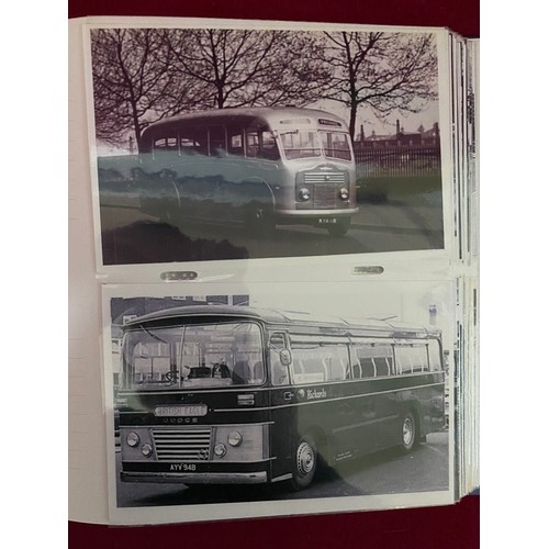 113 - Album of approximately 200 bus and coach photo's