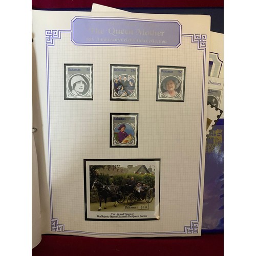 107 - Royal Family mint stamp and postcard album