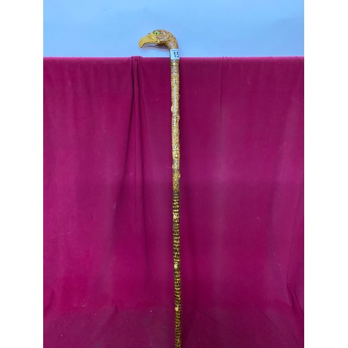 150 - Eagle's head walking stick