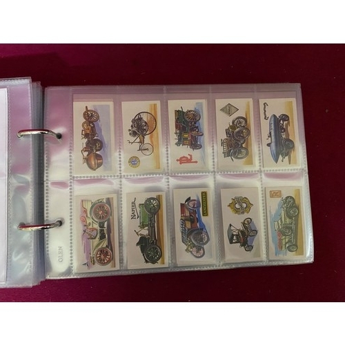 157 - Album of mint condition tea cards in complete sets in padded album, 12 sets in total.