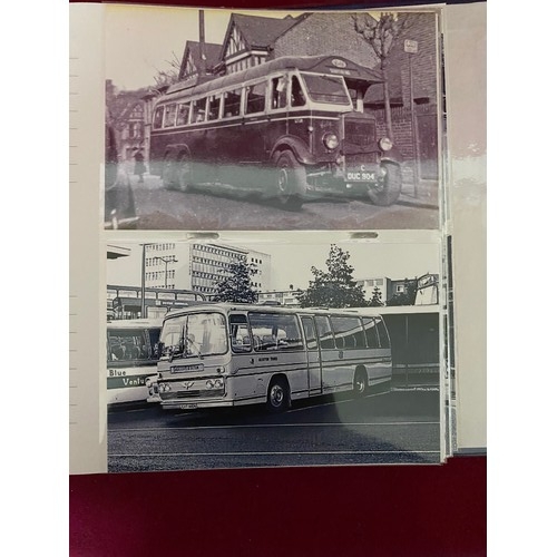 192 - Album of approximately 200 bus and coach photo's.