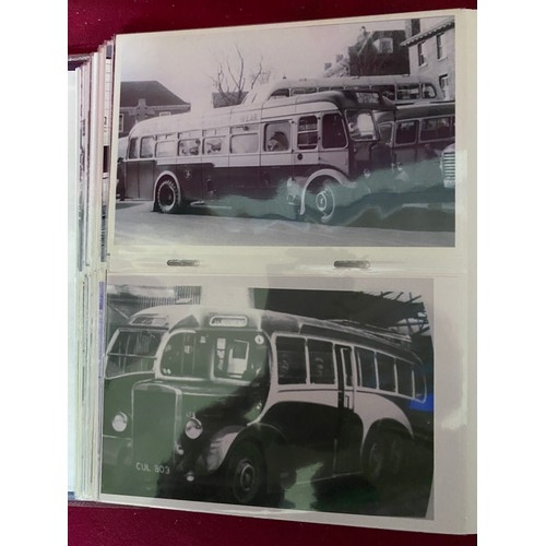 192 - Album of approximately 200 bus and coach photo's.