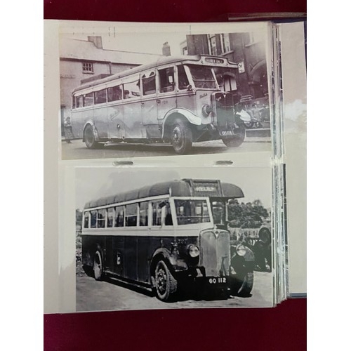 192 - Album of approximately 200 bus and coach photo's.