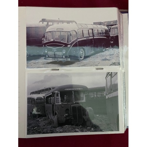 192 - Album of approximately 200 bus and coach photo's.