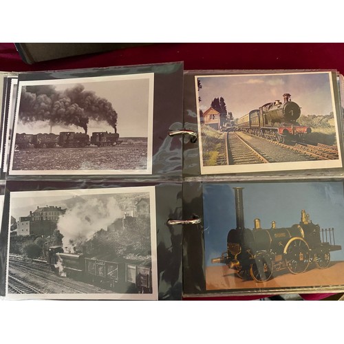 530 - Collection of railwayana photo's, postcards and ephemera