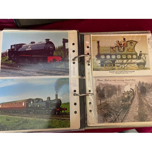 530 - Collection of railwayana photo's, postcards and ephemera