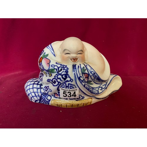 534 - Porcelain Chinese Buddha