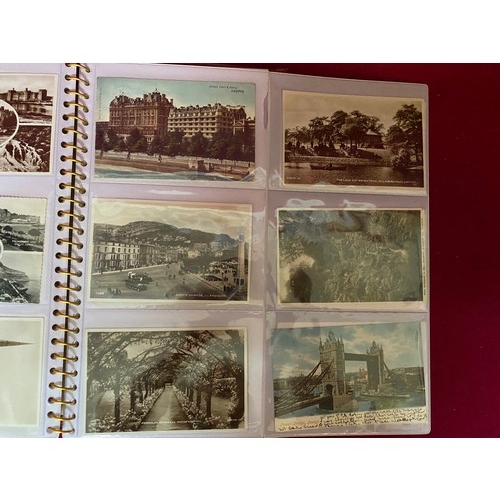 467 - Album of vintage postcards