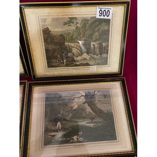 900 - Selection of 6 x Samuel Howitt framed prints