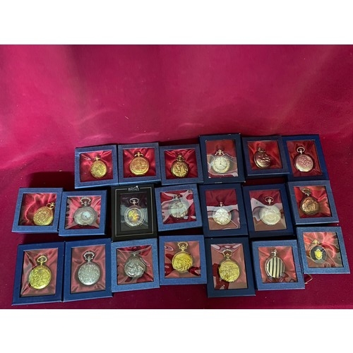 902 - Collection of 20 pocket watches with boxes