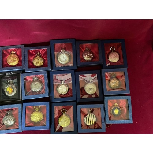 902 - Collection of 20 pocket watches with boxes