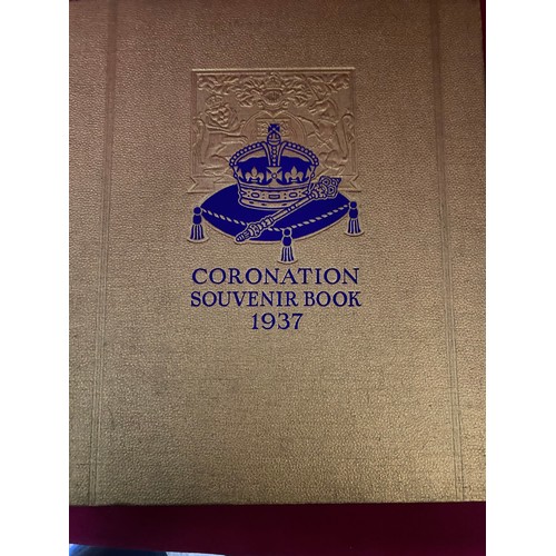 755 - King George VI coronation book 1937, also Queen Elizabeth II coronation of service programme with ra... 