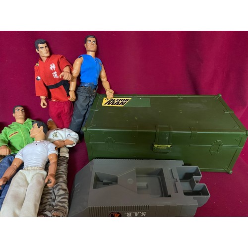 497 - Box of action men and action men accessories.