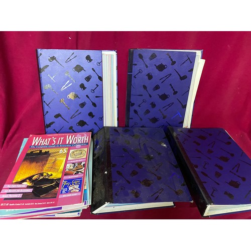 903 - 'What's it worth' volumes 1 - 80 in 4 binders