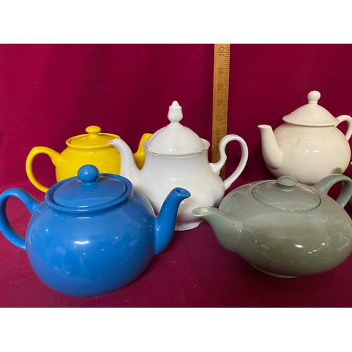 109 - Collection of 6 x teapots, assorted makes