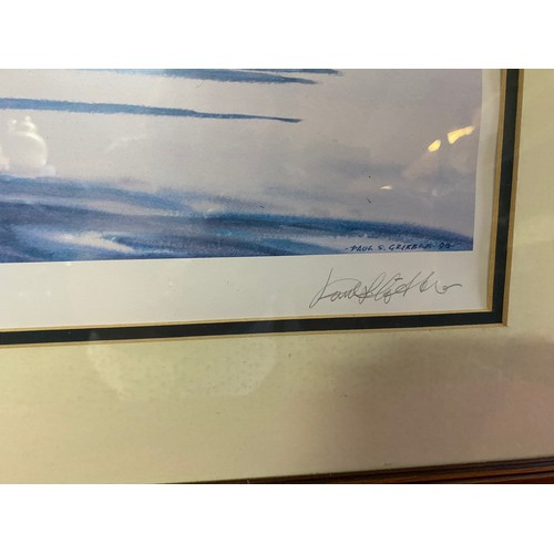 149 - Framed limited edition Paul S Gribble print 'The Masters' no.192/500 featuring Nick Faldo