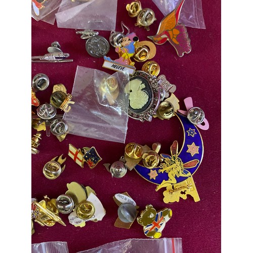 161 - Collection of stud pin badges