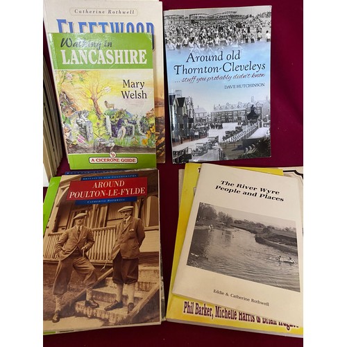 234 - Selection of local history books about Blackpool and Fylde.