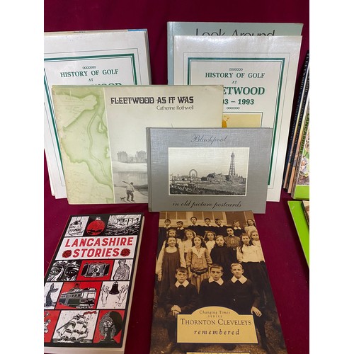 234 - Selection of local history books about Blackpool and Fylde.