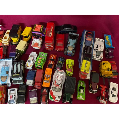 256 - Box of model Vehicles, mostly vintage from Matchbox and Corgi.