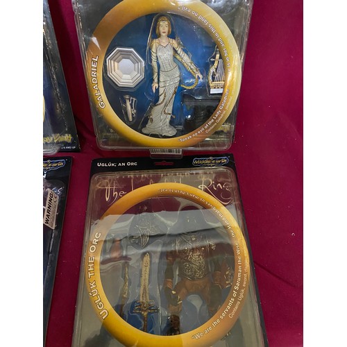 320 - 6 new sealed on card figures from J.R.R. Tolkien's Lord of the Rings, by Toy Vault 2000