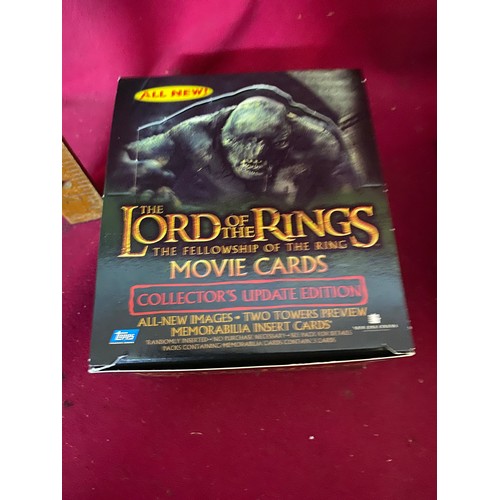 349 - Topps Lord of the Rings Fellowship of the Ring update loose cards, and 2 Return of the King update l... 