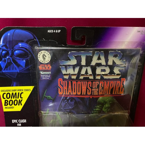 353 - Star Wars Shadow of the Empire, Prince Xizor vs Darth Vader made in 1996 by Kenner Hasbro Inc. Also ... 