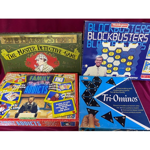 371 - Selection of vintage board games.