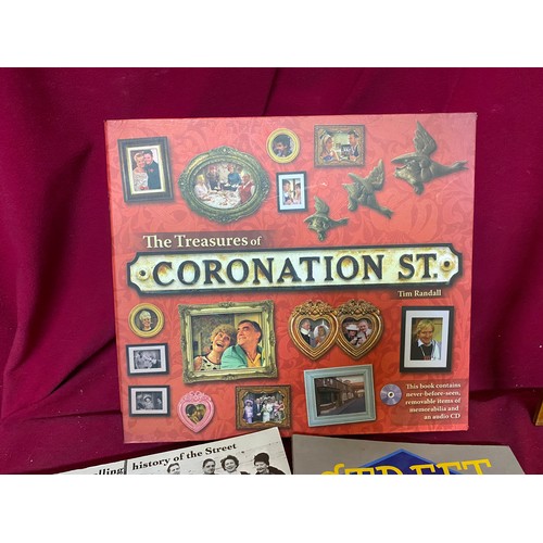 434 - Selection of 3 books about the TV drama Coronation St